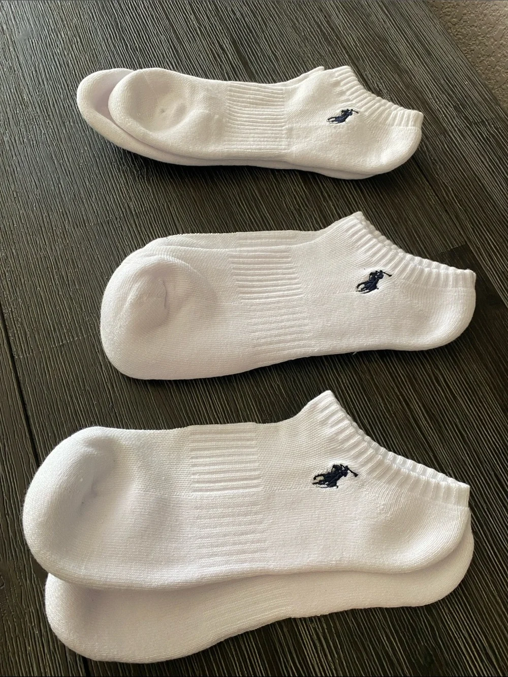 pack of 3 Polo Ralph Lauren Classic Cotton Sport Socks 6-8